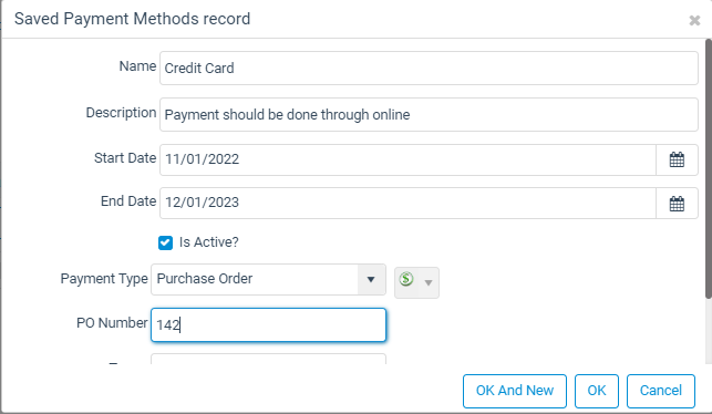 Adding a Saved Payment Method for a Person – Aptify Support