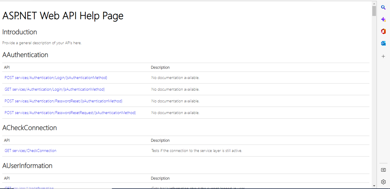 API Documentation - Back End – Aptify Support
