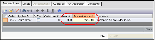 Payment Amount Updated 