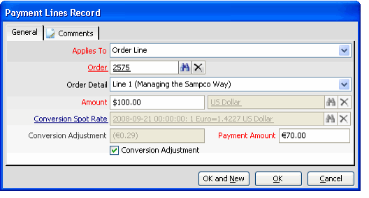 Partial Payment with Adjustment 