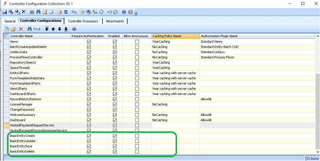 Configuring the Basic GE CRUD End Point – Aptify Support