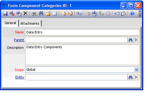 Form Component Categories Form