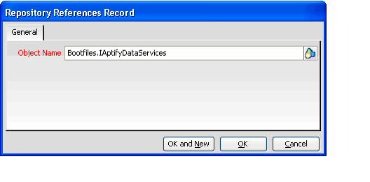 Script Type Repository References Form