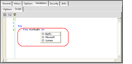IntelliSense to Complete References