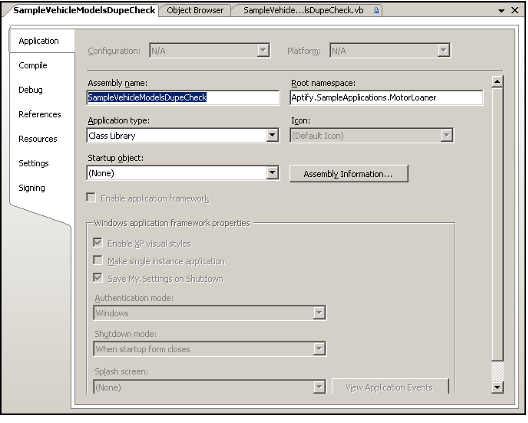 Dupe Check Object Properties