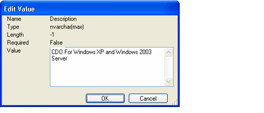 Edit Field Dialog