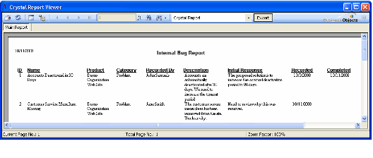 Bug Report