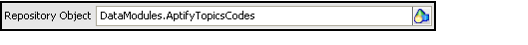 Repository Object Field Example