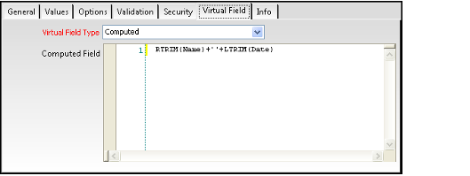 Calculation Field 
