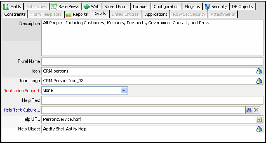 Details Tab