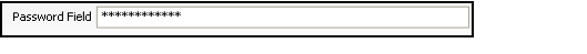 Password Field Example