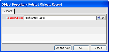 Object Repository Related Objects Record