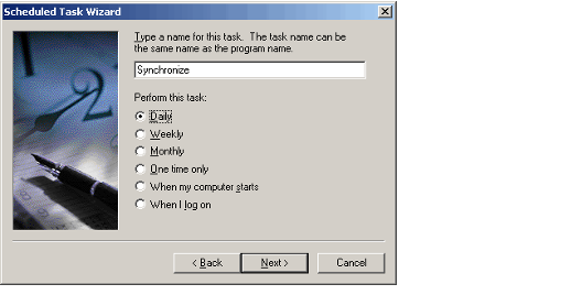 Configure Task Frequency
