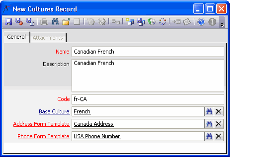 Cultures Record