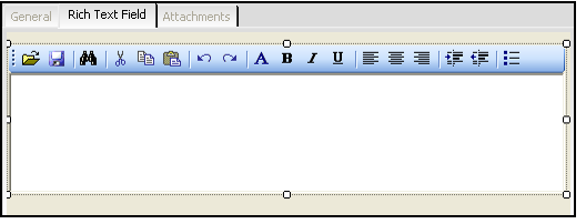 Rich Text Field Component