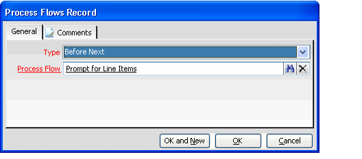 Attaching a Process Flow to a Page