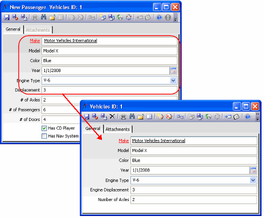 Form with Embedded Fields