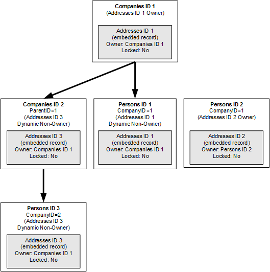 Subsidiary Company With a Person