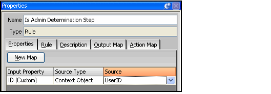 Rule-Based Input Map