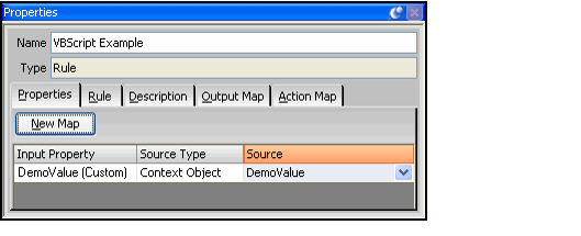 Rule-Based Input Map