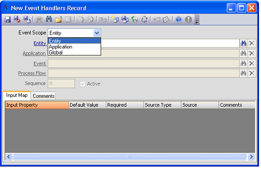 Event Handler Record