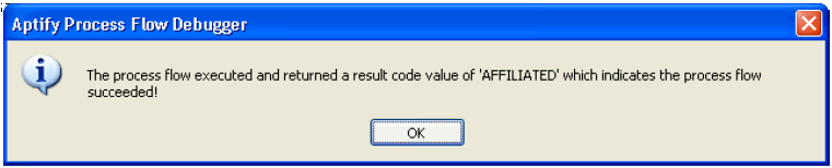 Debugger Results Dialog 