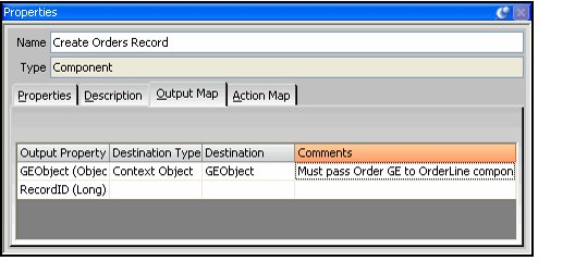 Step's Output Map