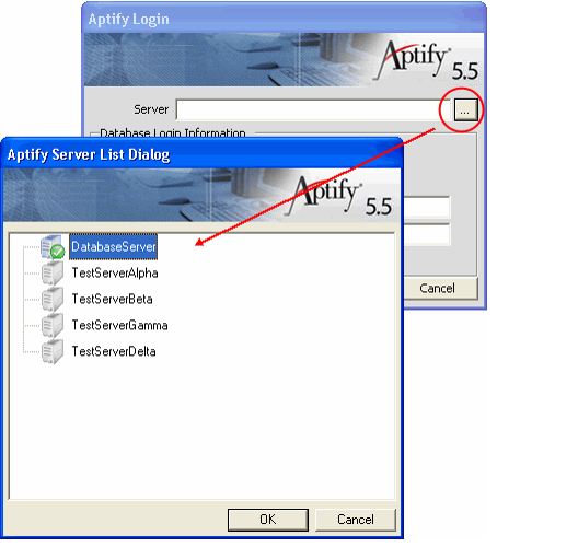 Server List Dialog