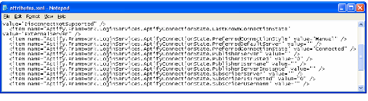 Attributes Configuration File