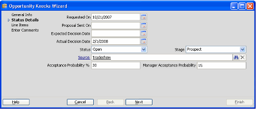 Sample Wizard Step 2