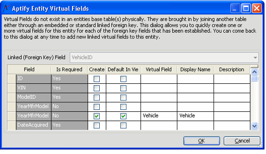 Creating the Vehicle Virtual Field
