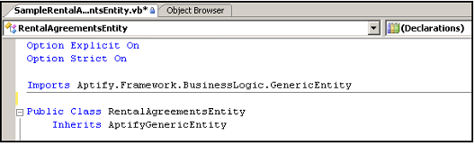 Entity Object Inheritance