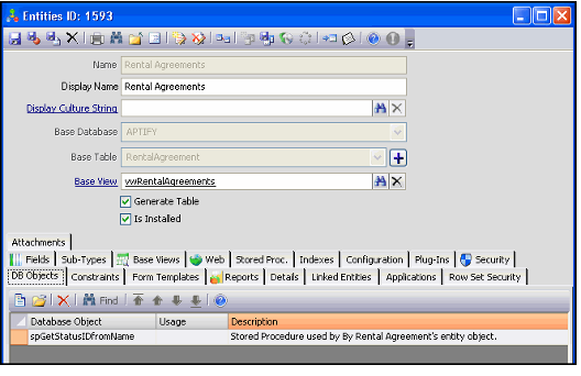 Add New Database Objects to DB Objects Tab