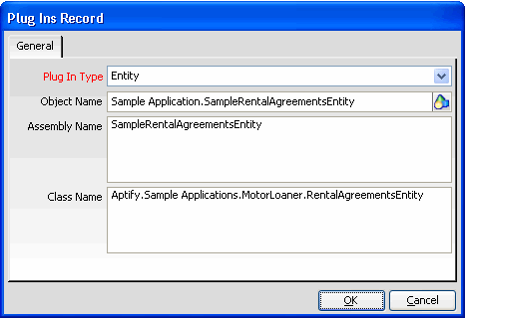 Completed Entity Plug Ins Record