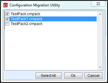 Merge Selection Dialog