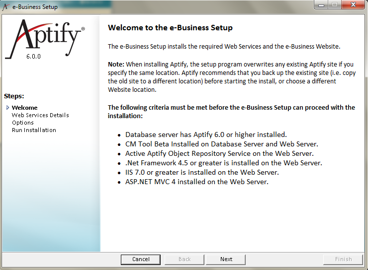 Welcome Page