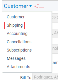 Order Form from Drop-Down Menu