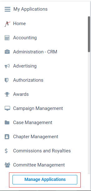 Manage Applications