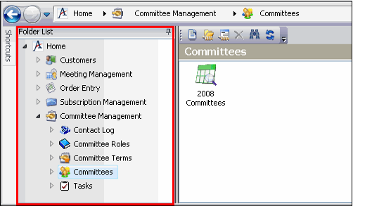 Folder List