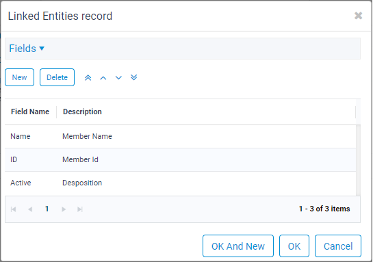 Linked Entities Record