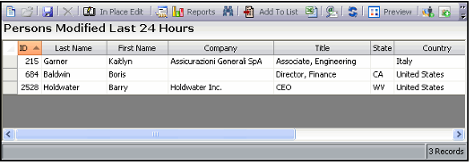 Person Modified Last 24 Hours View