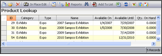 Product Lookup View