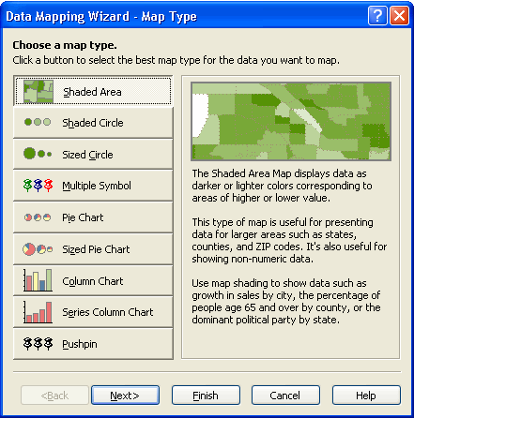 Select Map Type