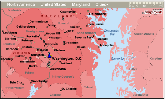 Map with County -Demographic Information