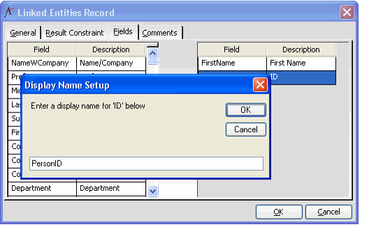 Modify Field's Display Name