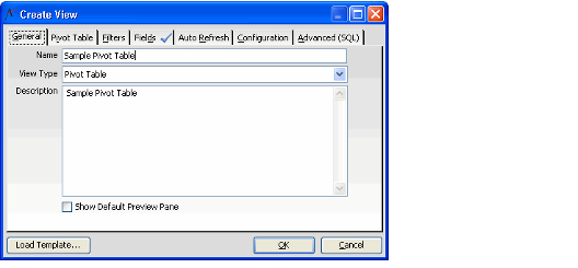Select Pivot Table Type