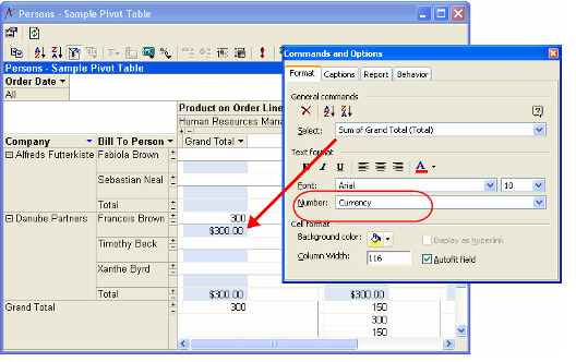 Modify Formatting