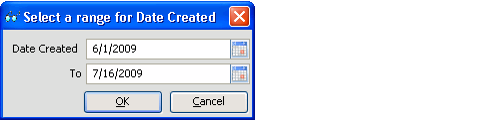 Select a Range Dialog