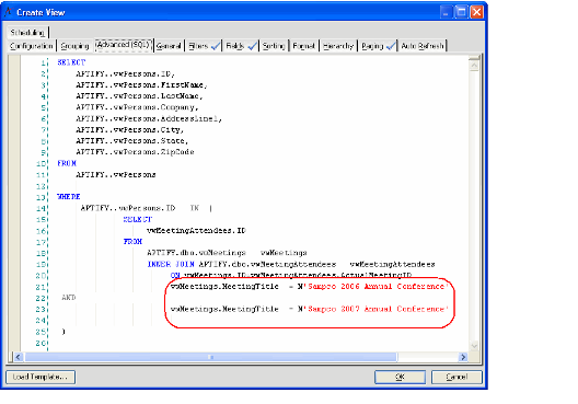 Performing Advanced Filtering Operations – Aptify Support
