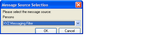 Message Source Selection